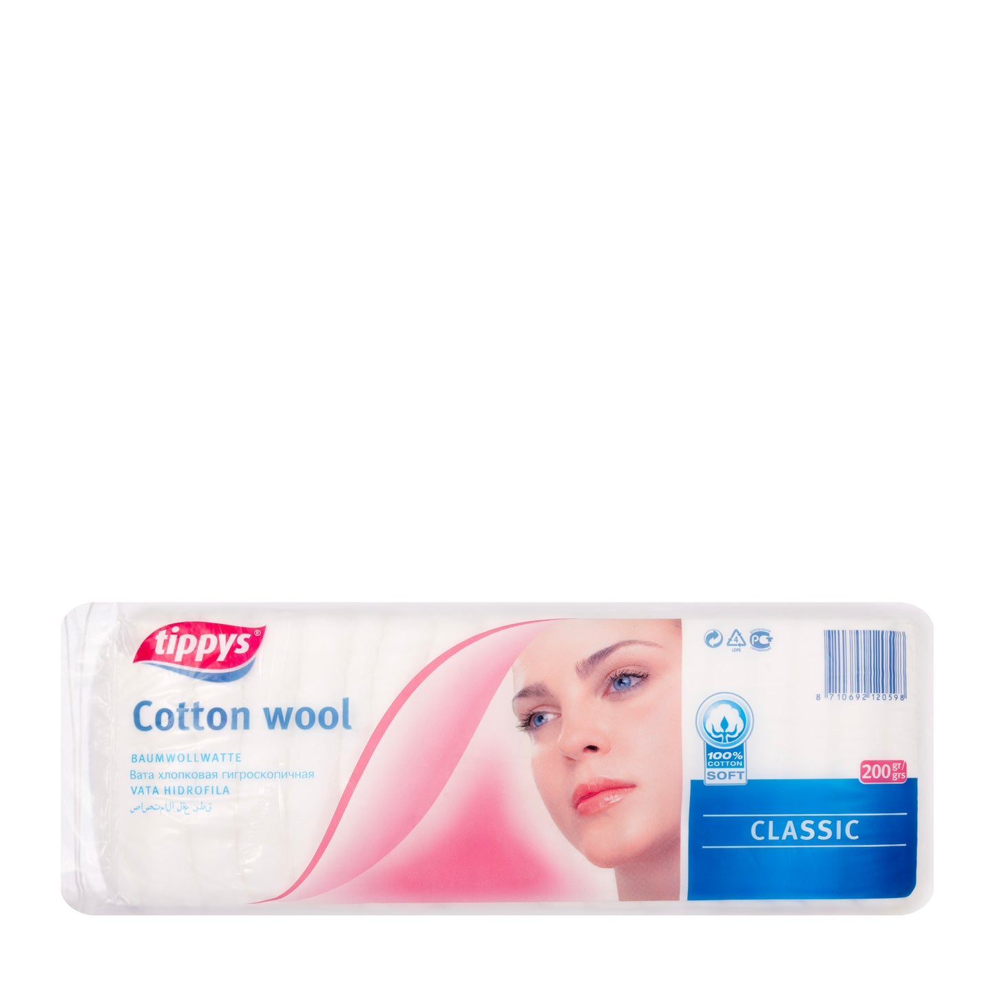 Tippys Cotton Wool 200 Gm