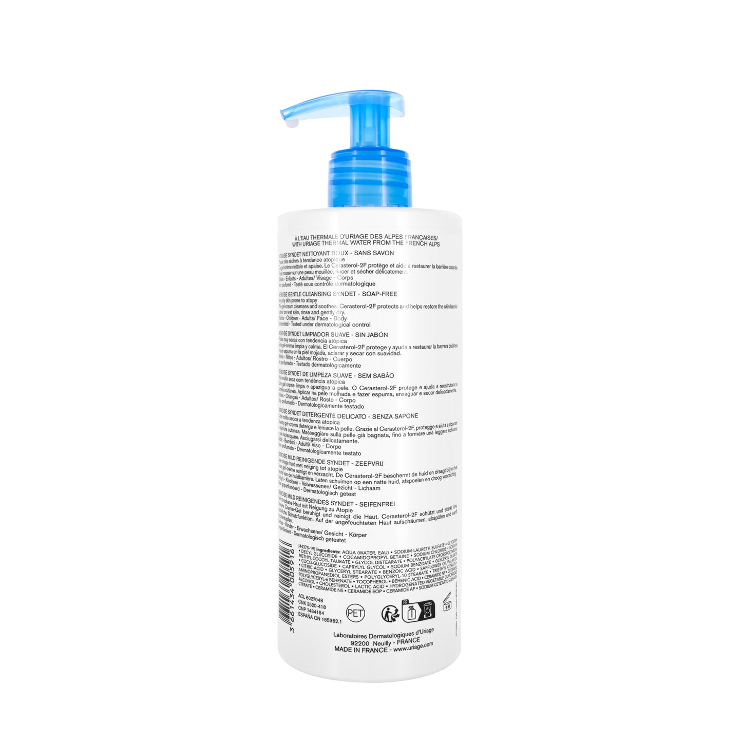 Uriage Xemose Clean Gel 500 ml