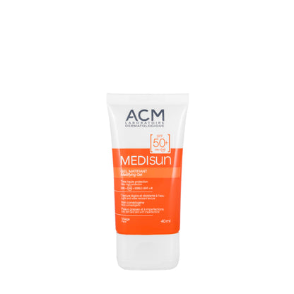 ACM Medisun [Sensitelial] Mattifying Spf 50+ Gel 40 Ml