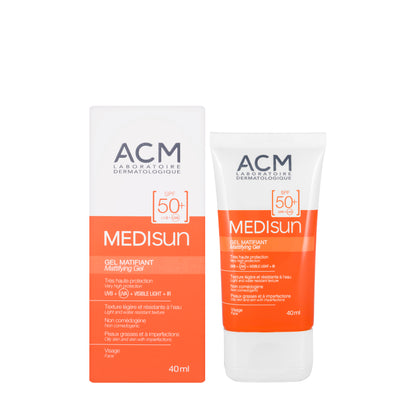 ACM Medisun [Sensitelial] Mattifying Spf 50+ Gel 40 Ml