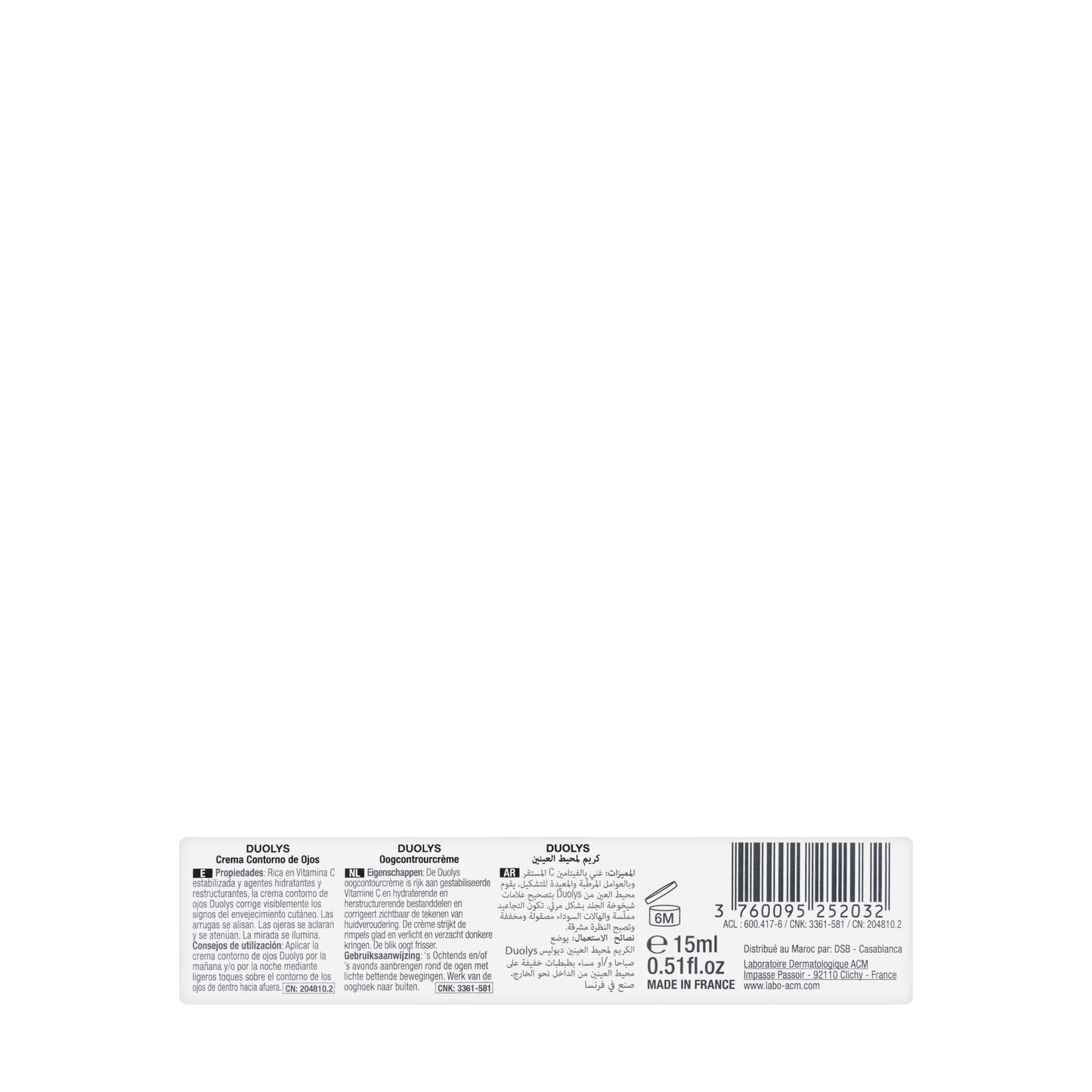 ACM Duolys Eye Contour Cream 15 Ml