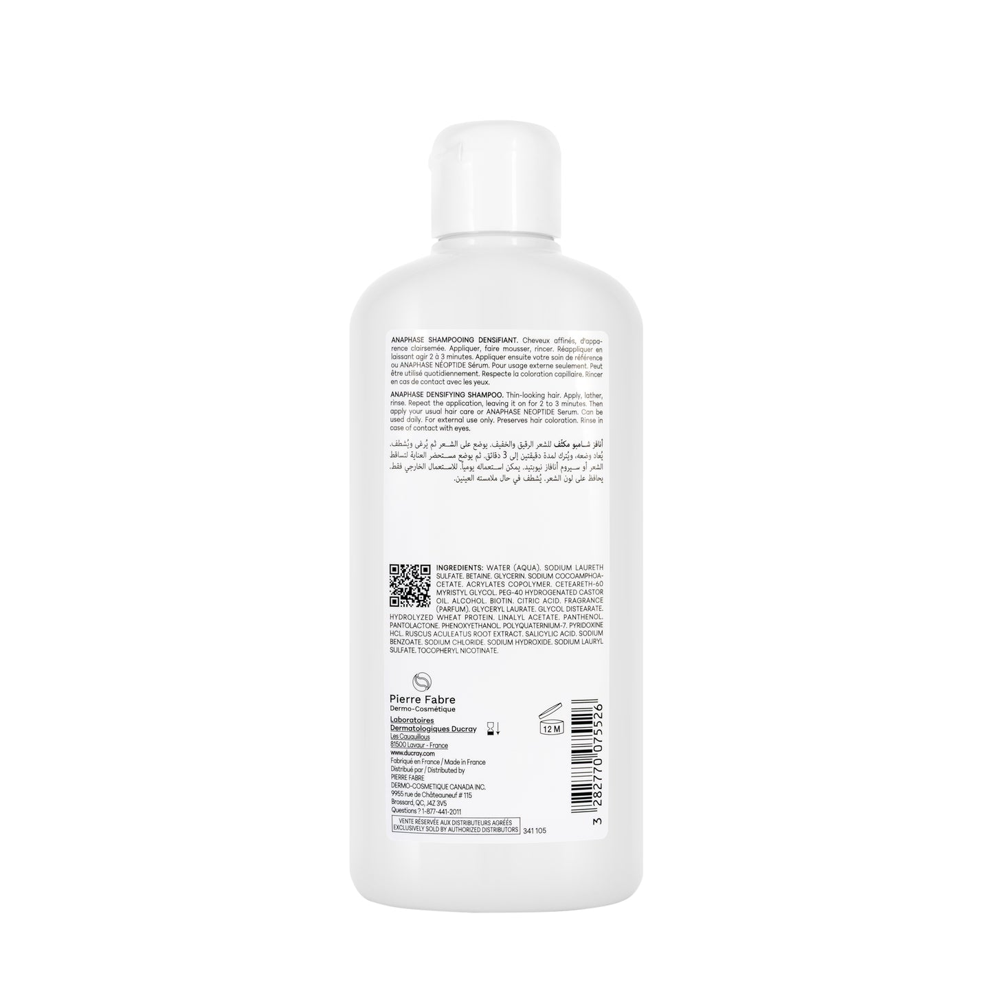 Ducray Anaphase+ Devitalized Hair Shampoo 400 Ml
