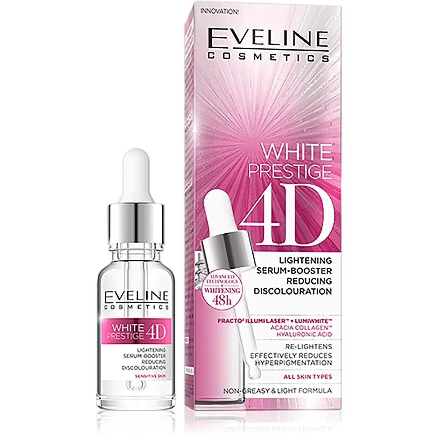 Eveline White Prestige 4D Lightening Serum Booster 18 Ml