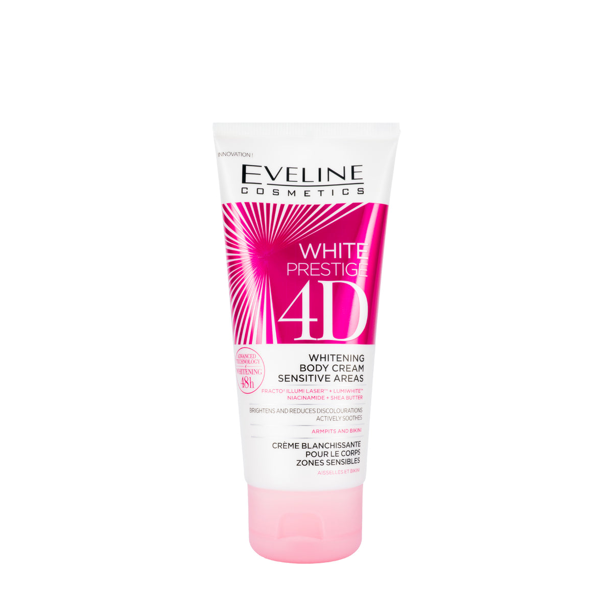 Eveline White Prestige 4D Whitening Body Cream for Sensitive Areas 100 Ml