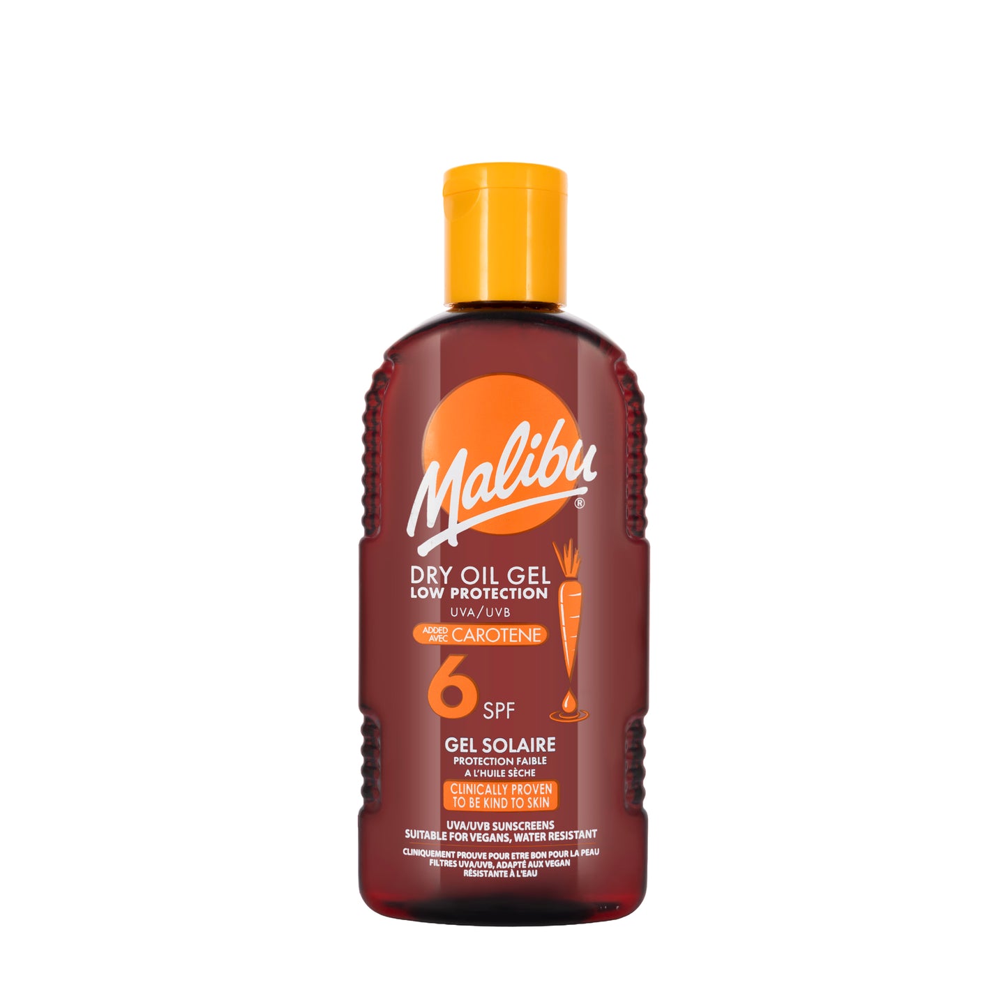 Malibu Spf 6 Dry Oil Gel 200 Ml [Carotene]