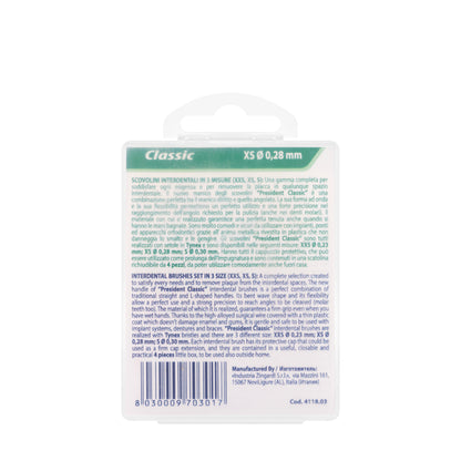 President Classic Intradental Brush  XS-0.28mm
