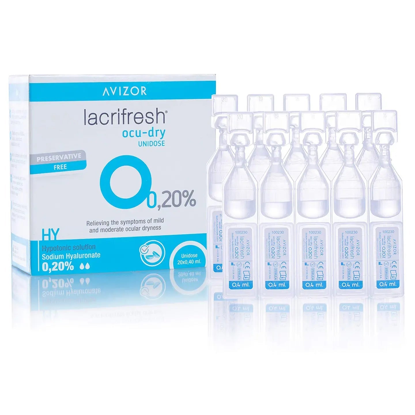 Avizor Lacrifresh 0.20% Ud 20 Pieces