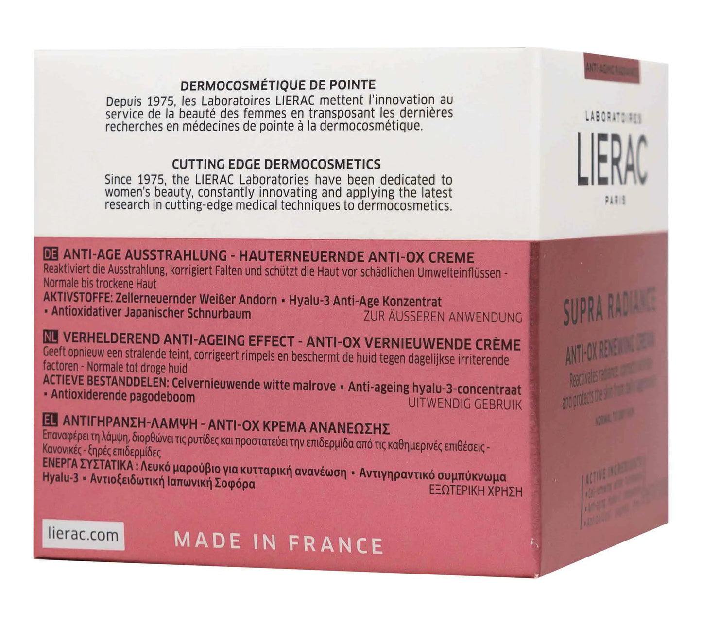 Lierac Supra Radiance Cream 50 Ml