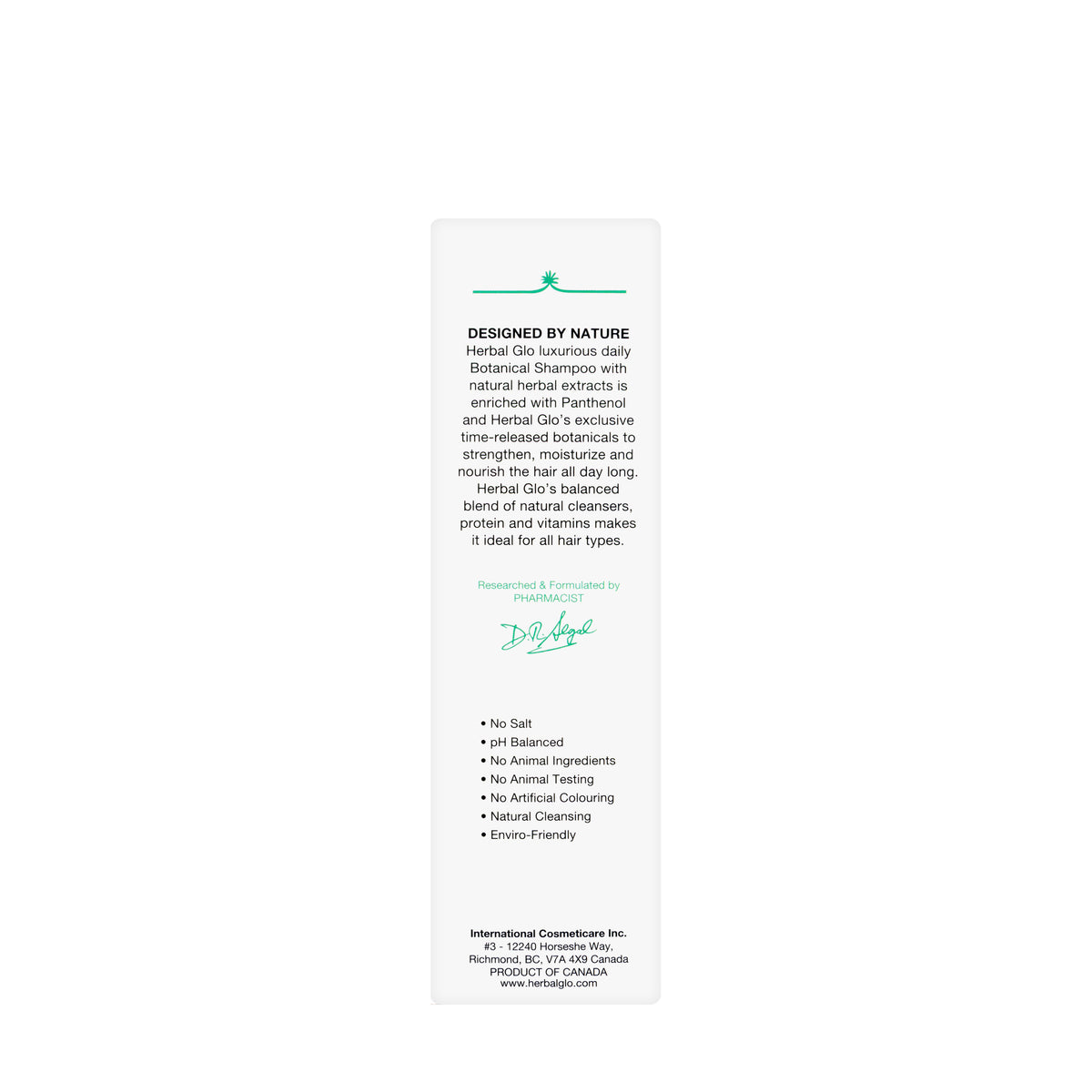 Herbal Glo Botanical shampoo 250 Ml