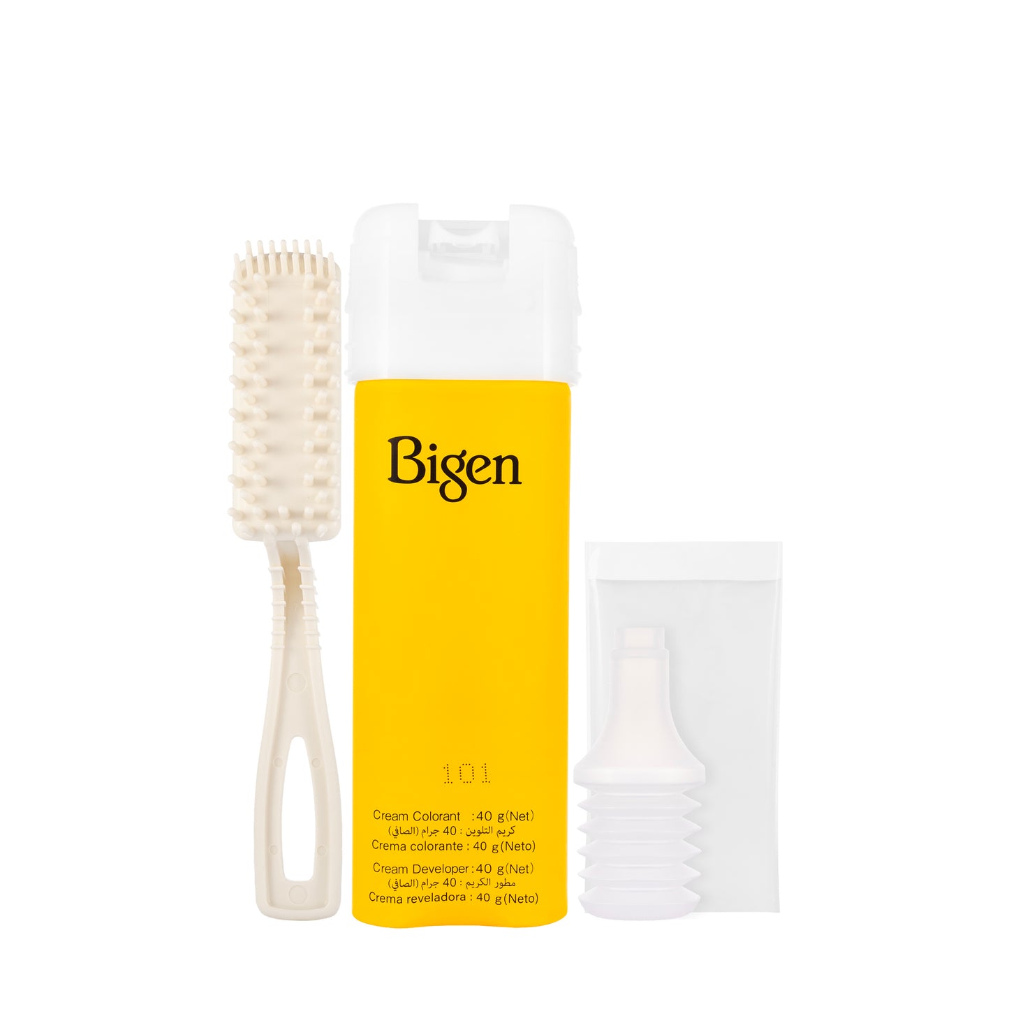 Bigen Men's Cream Color 101 (Natural Black) 40 G