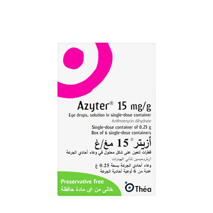 Azyter 15Mg Eye Drops Ud 6 Pieces