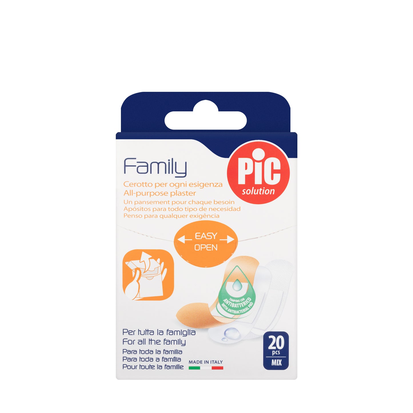 Pic Solution Family All-purpose Mix Plaster 20 Pieces