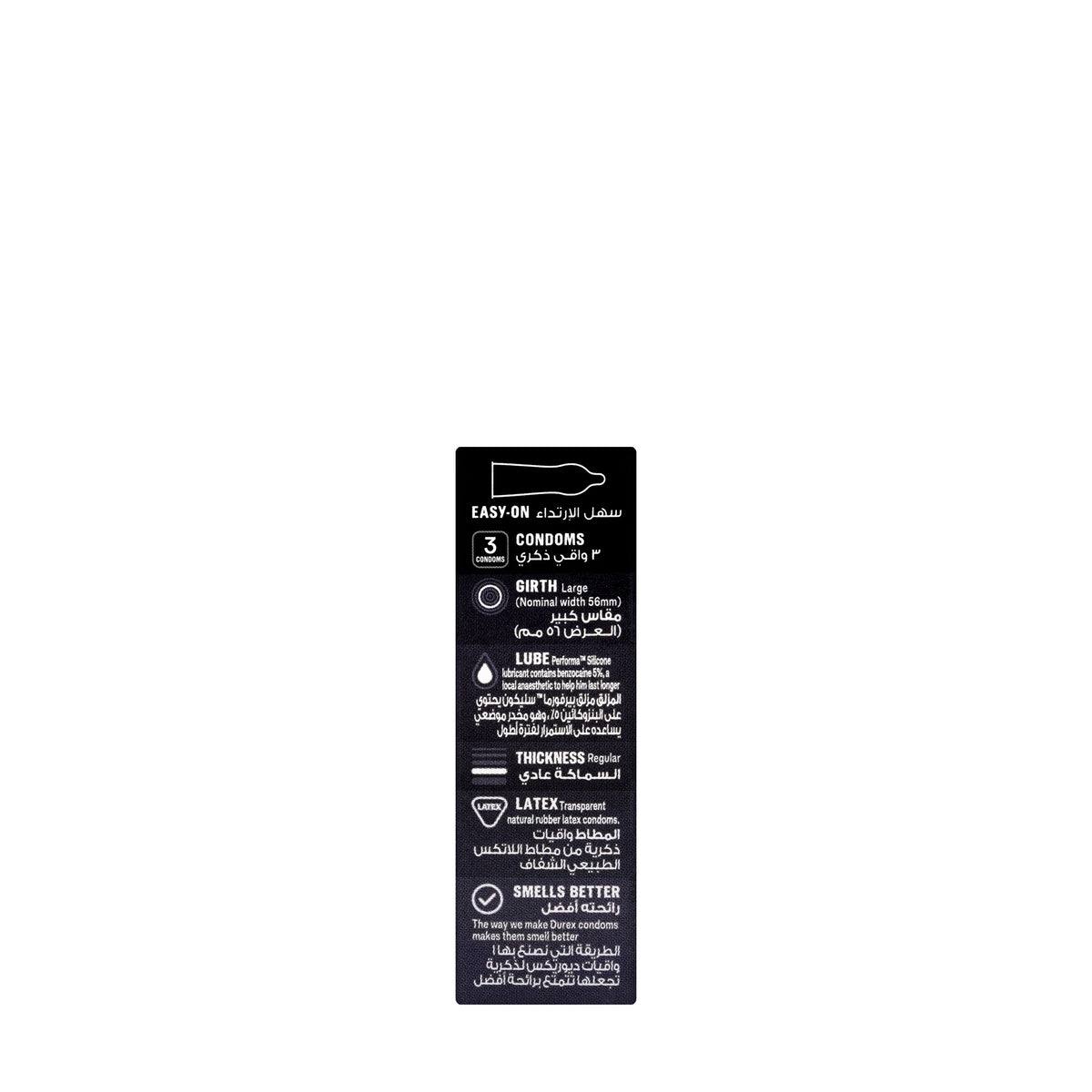 Durex Condom Extend Pleasure 3 Pieces