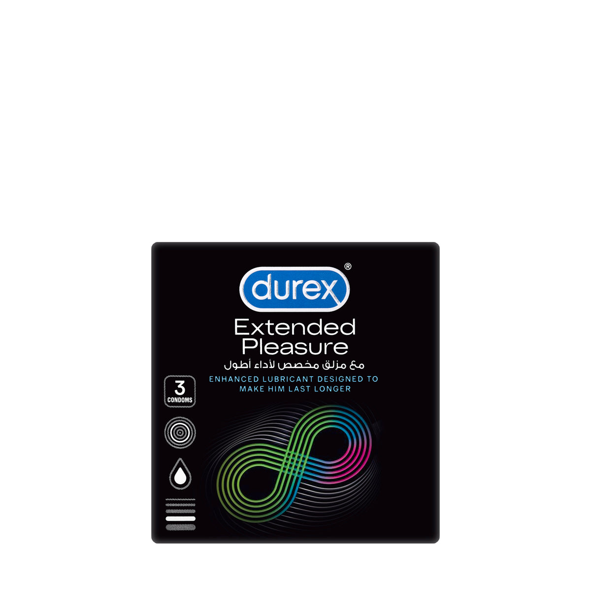 Durex Condom Extend Pleasure 3 Pieces