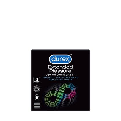 Durex Condom Extend Pleasure 3 Pieces
