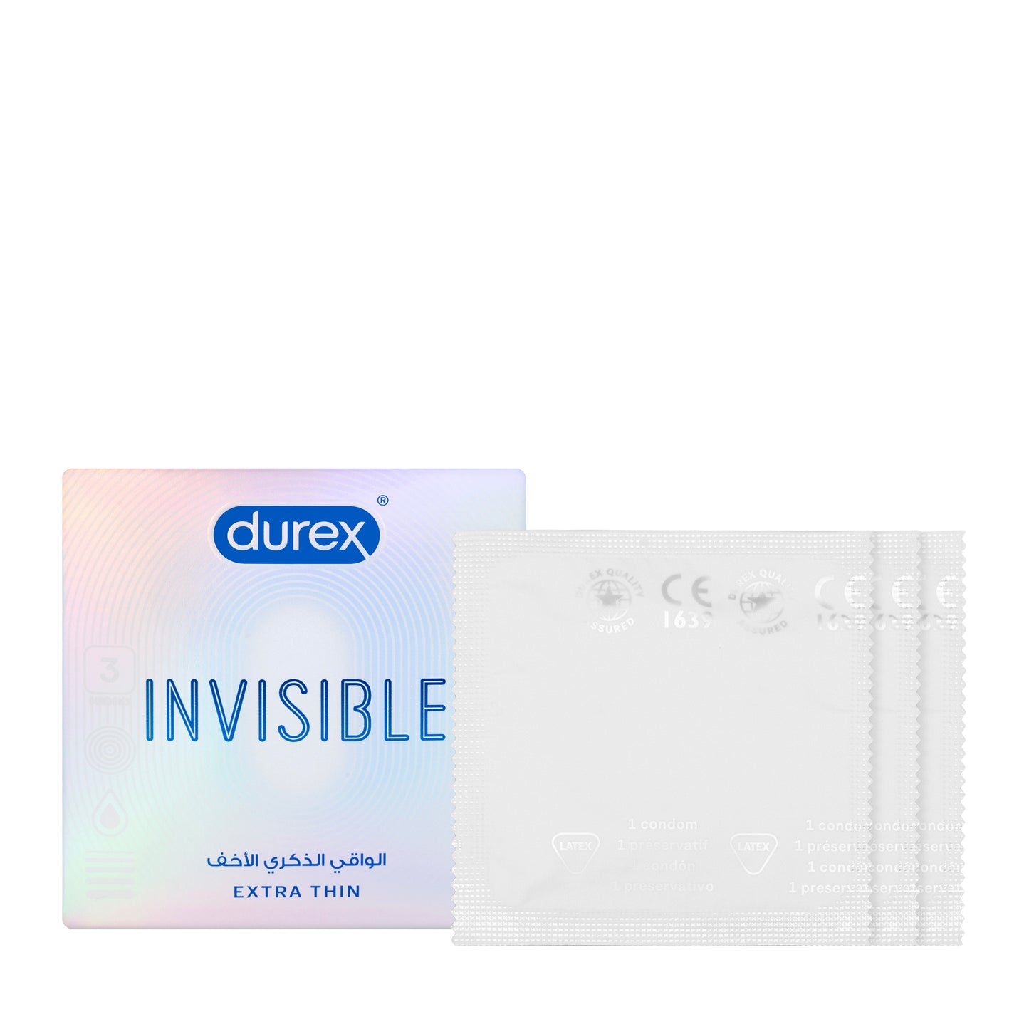 Durex Condom Invisible 3 Pieces