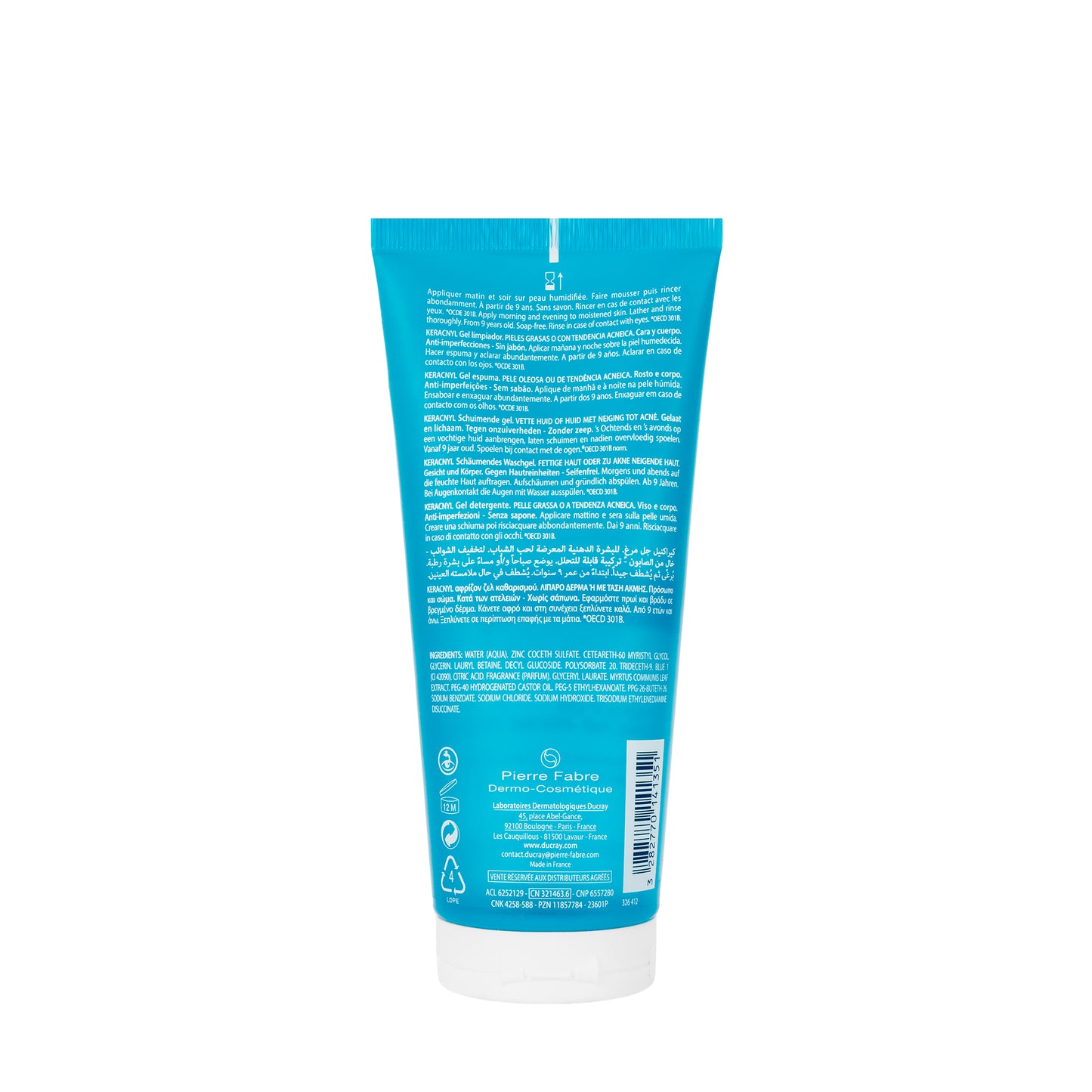 Ducray Keracnyl Foaming Gel 200 Ml