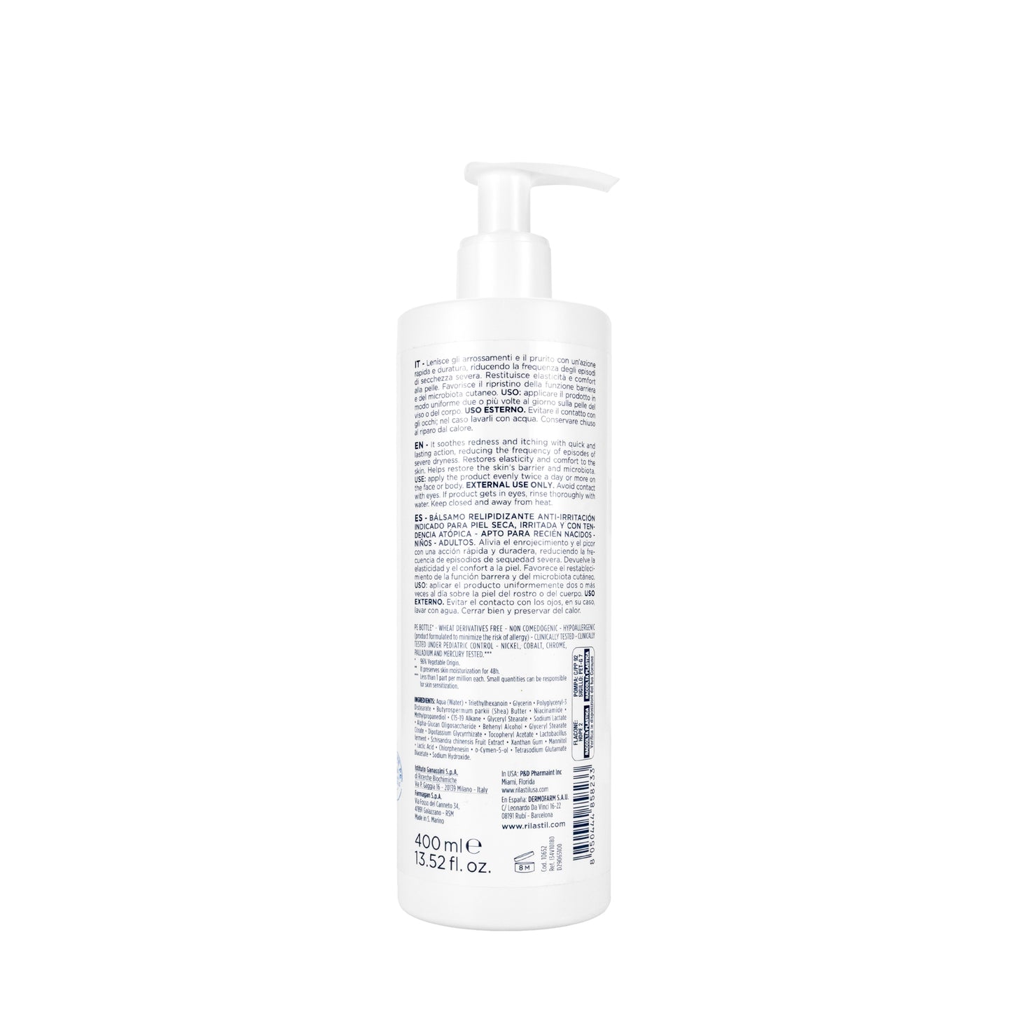 Rilastil Xerolact[Atopic] Intensive Balm 400 Ml