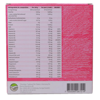 Baricol Complete Raspberry-Peach 60 Effervescent Tablet