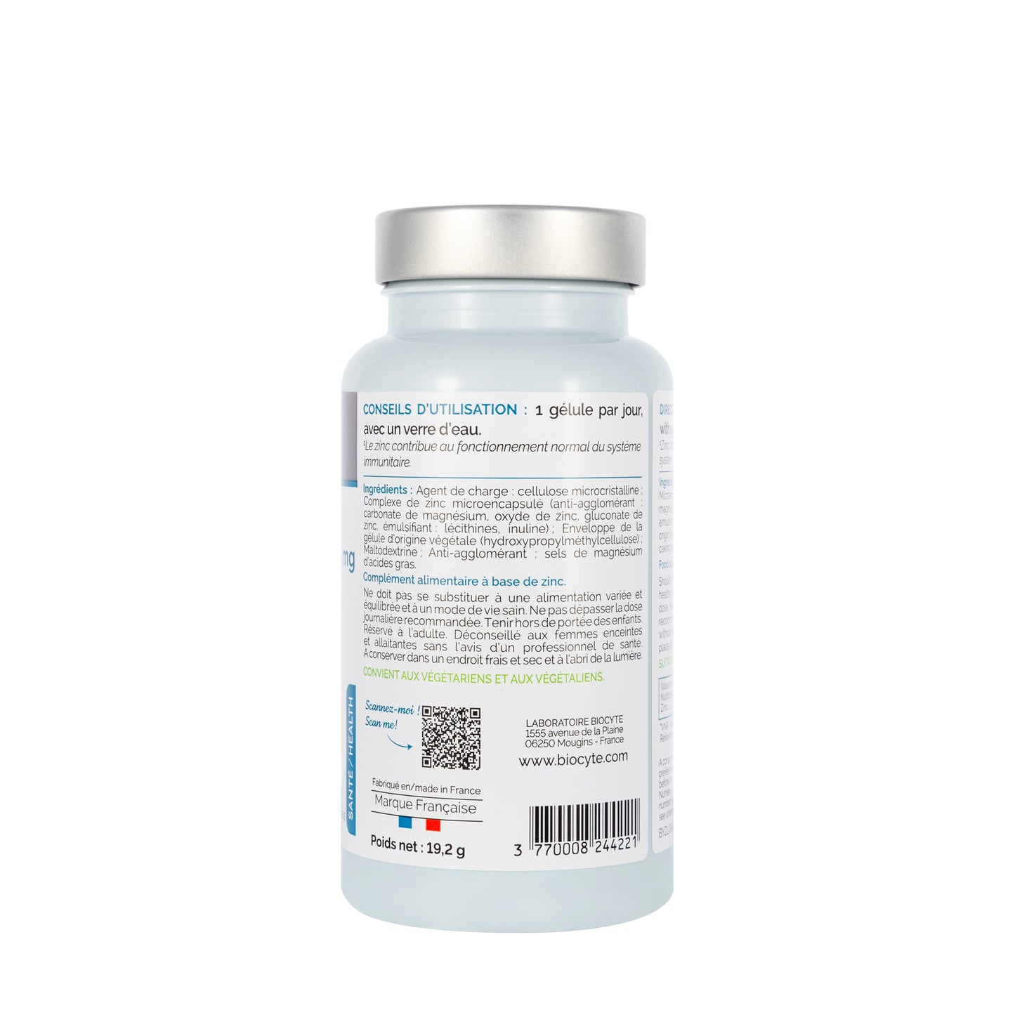 Biocyte Zinc Liposomal 60 Capsules