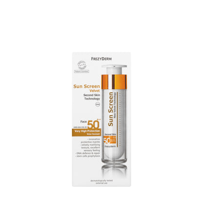 Frezyderm Sun Screen Velvet SPF 50  Face 50 Ml