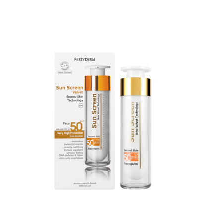 Frezyderm Sun Screen Velvet SPF 50  Face 50 Ml