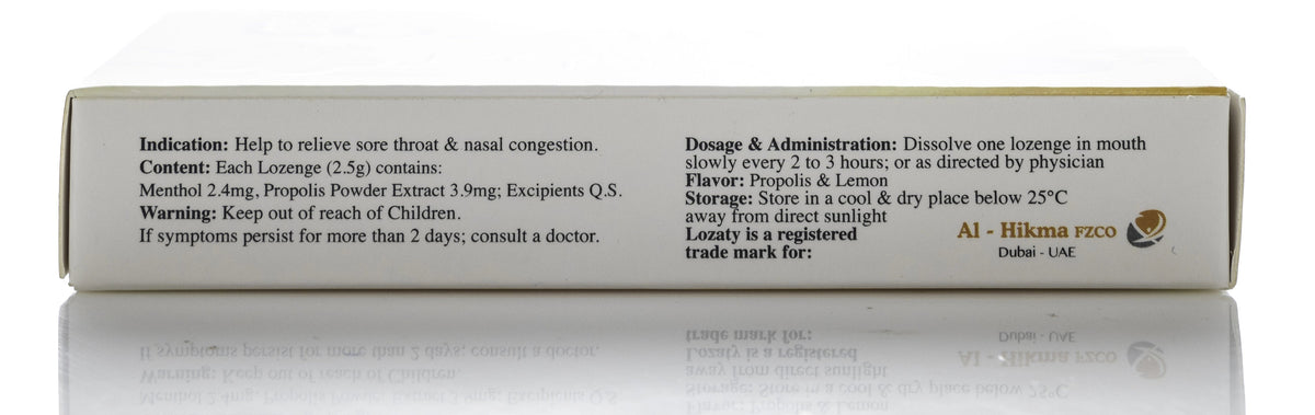 Lozaty Propolis Lozenges 16 Piece
