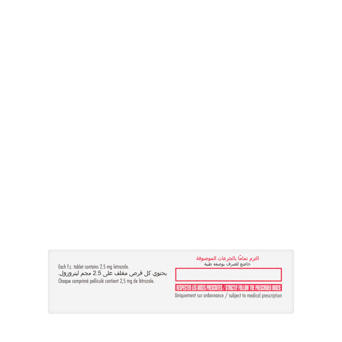 Letrozole Denk 2.5Mg 30 Tablets