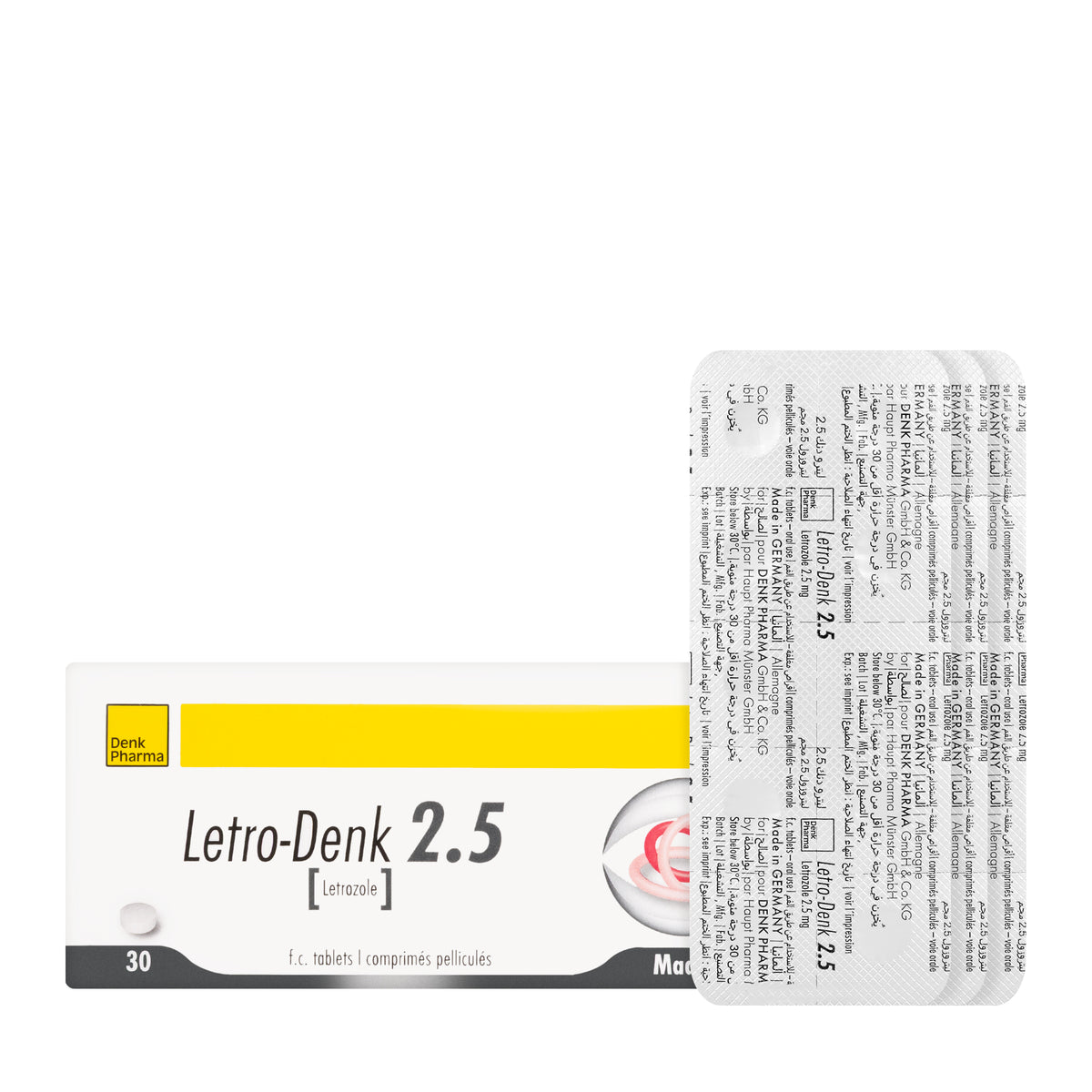 Letrozole Denk 2.5Mg 30 Tablets