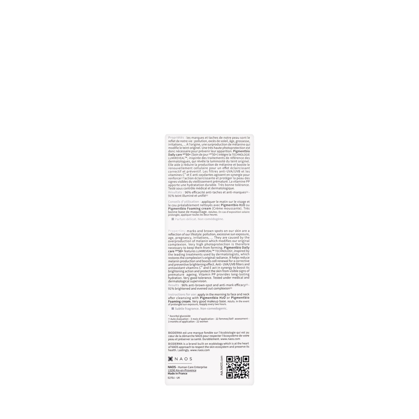 Bioderma Pigmentbio SPF50+ Daily Care Cream 40 Ml