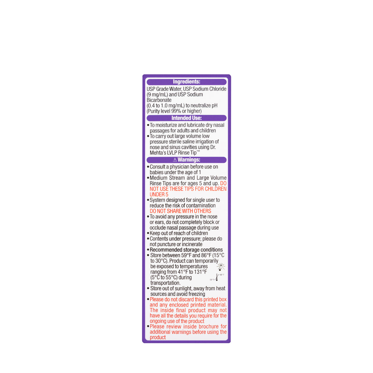 Neilmed All In One Saline Spray 177 Ml