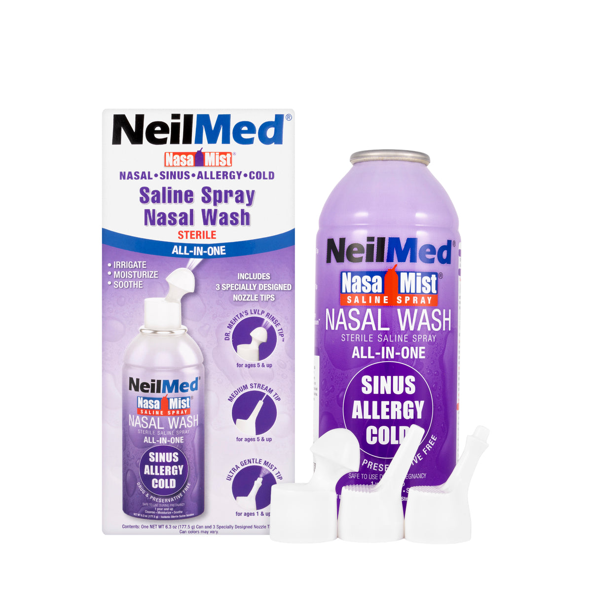 Neilmed All In One Saline Spray 177 Ml