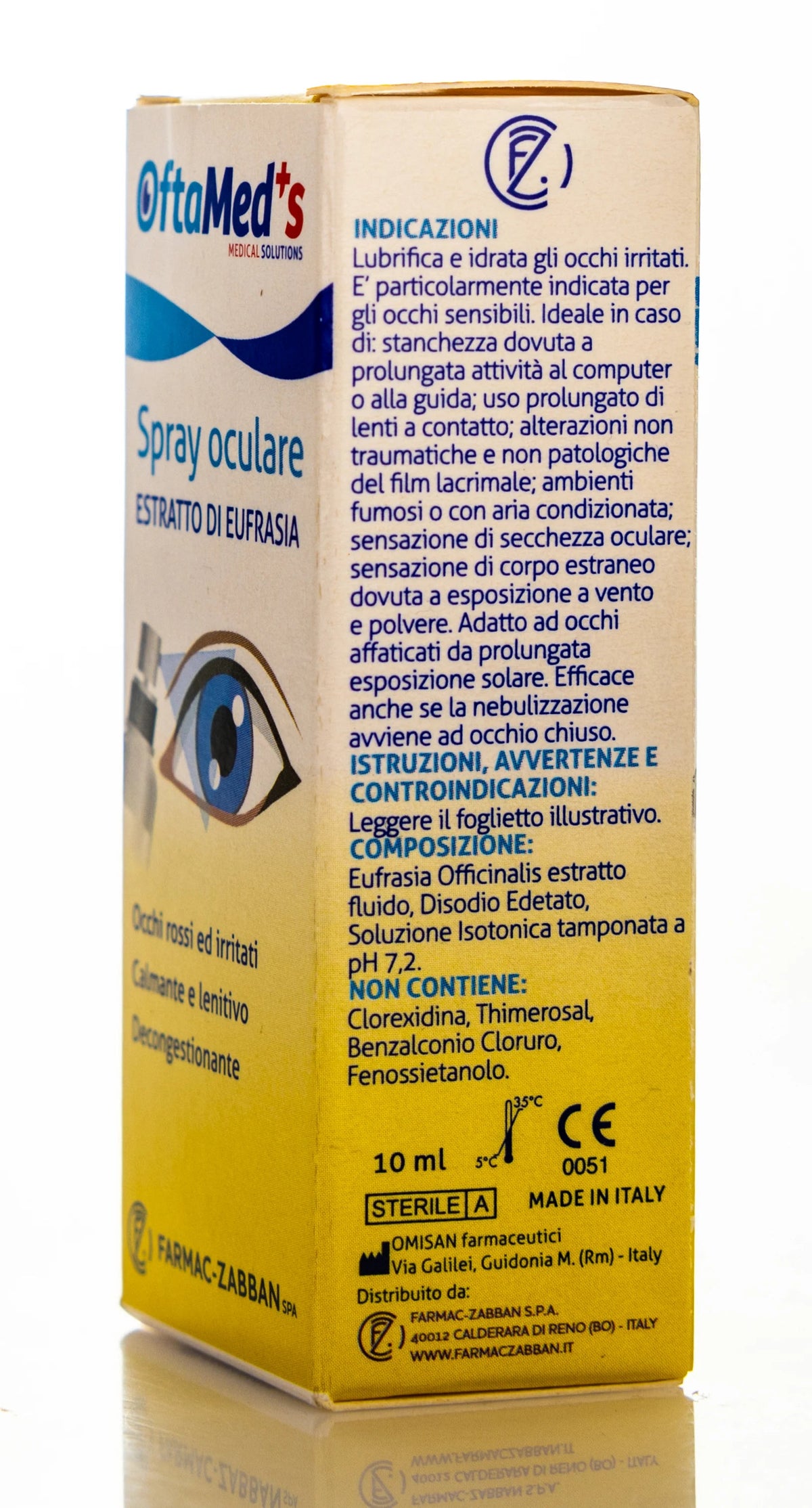 Oftameds Euphrasia Eye Spray 10Ml