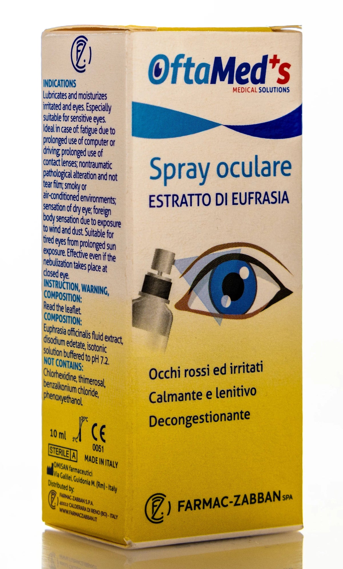 Oftameds Euphrasia Eye Spray 10Ml