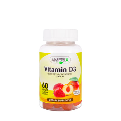 Amerix Vitamin D3 2000 IU 60 Adult Gummies