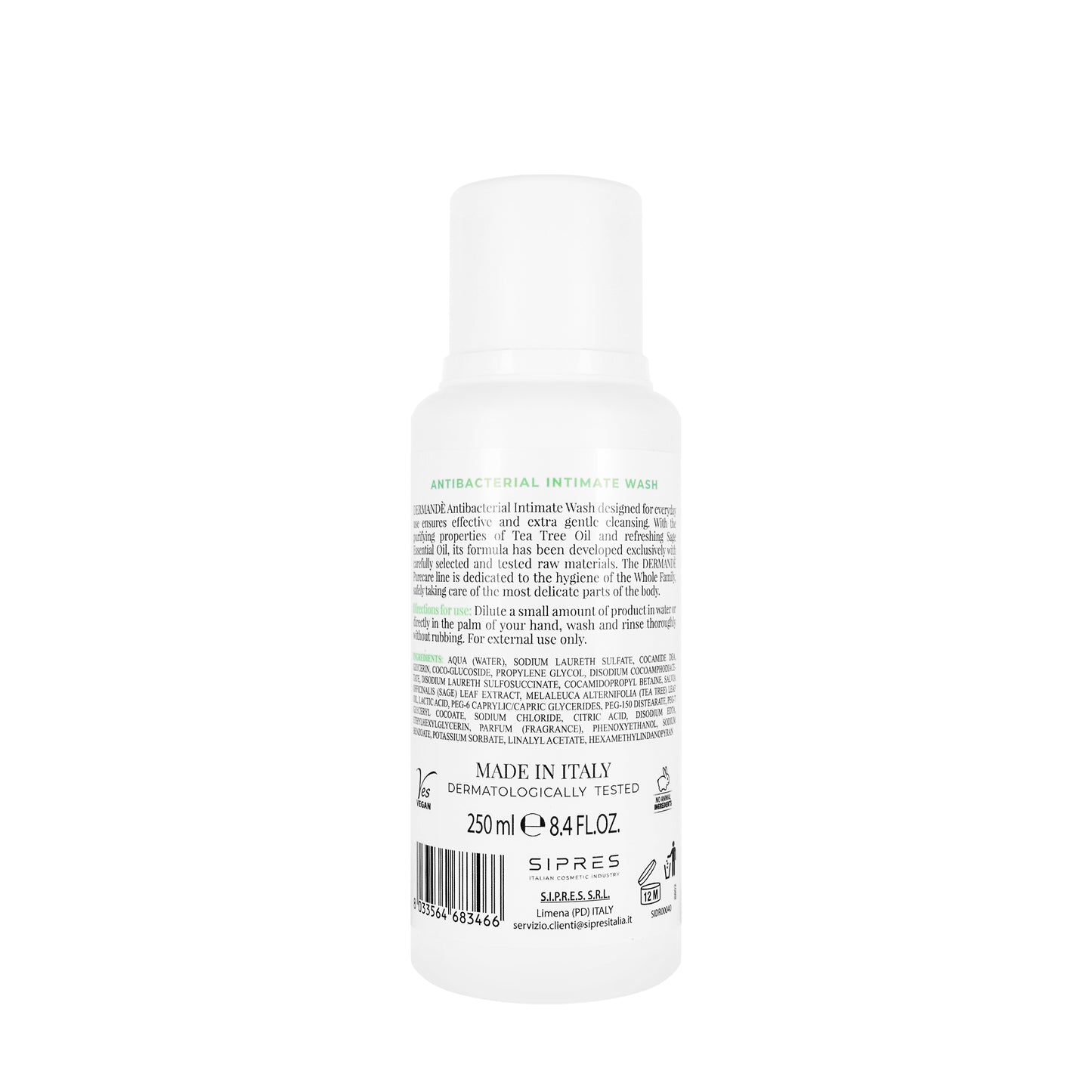 Dermande Anti Bacterial Intimate Wash 250Ml