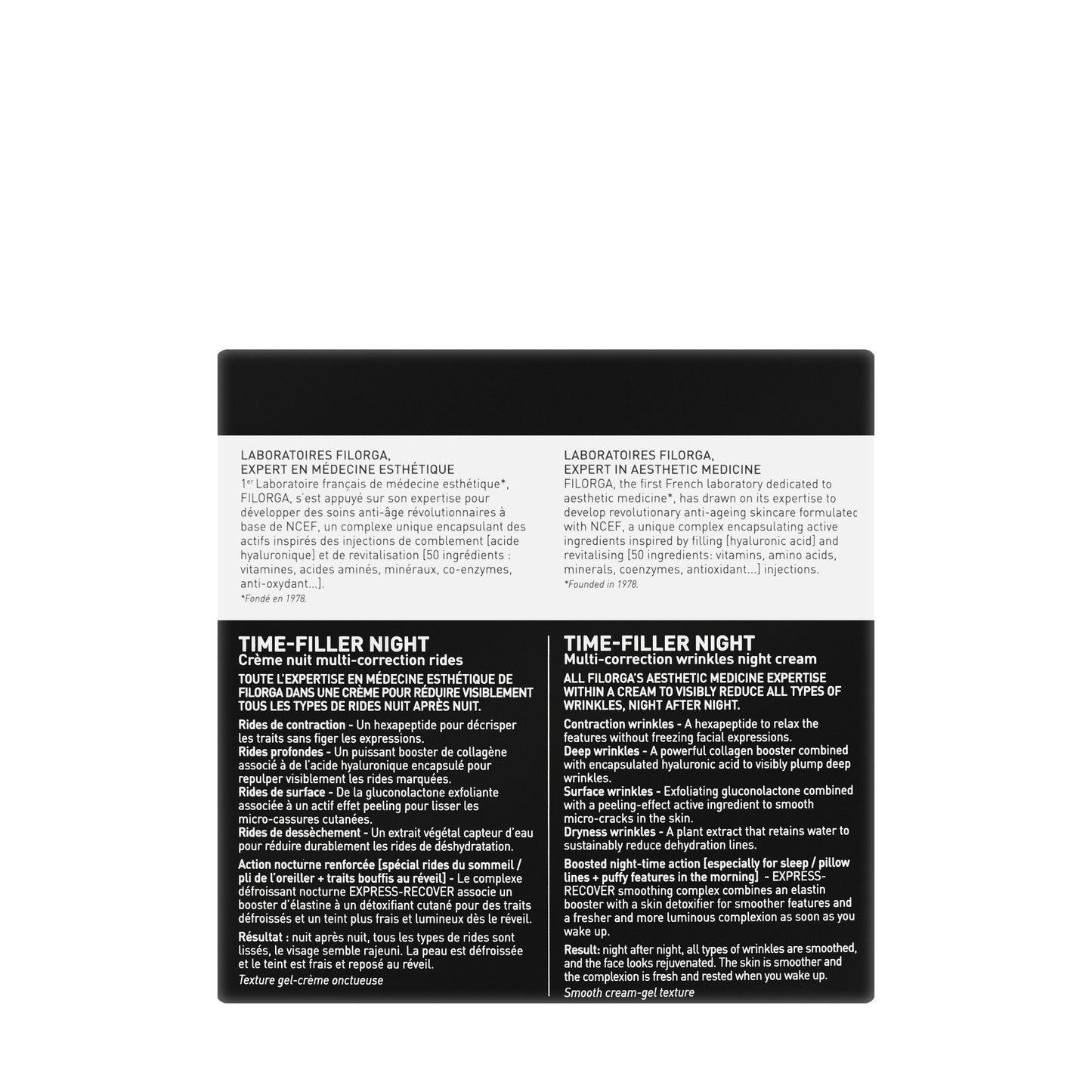 Filorga Time Filler Night Multi-Correction Wrinkles Night Cream 50 Ml