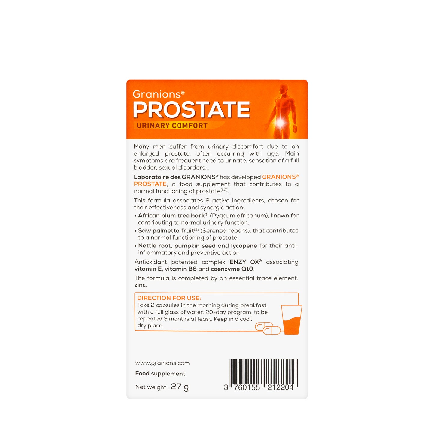 Granions Prostate 40 Capsules