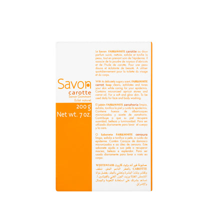 Fair And White Carrot Exfoliating Soap Natural Radiance 200 G