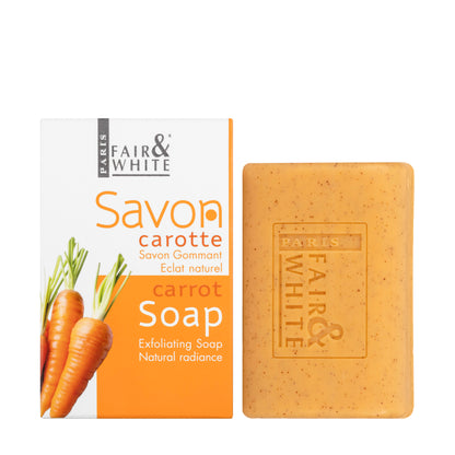 Fair And White Carrot Exfoliating Soap Natural Radiance 200 G