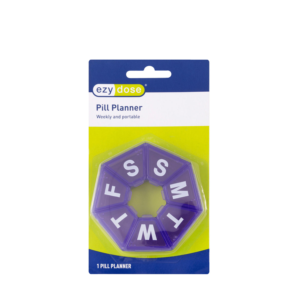 Ezy Dose Weekly 7 Sided Pill Box [67009]