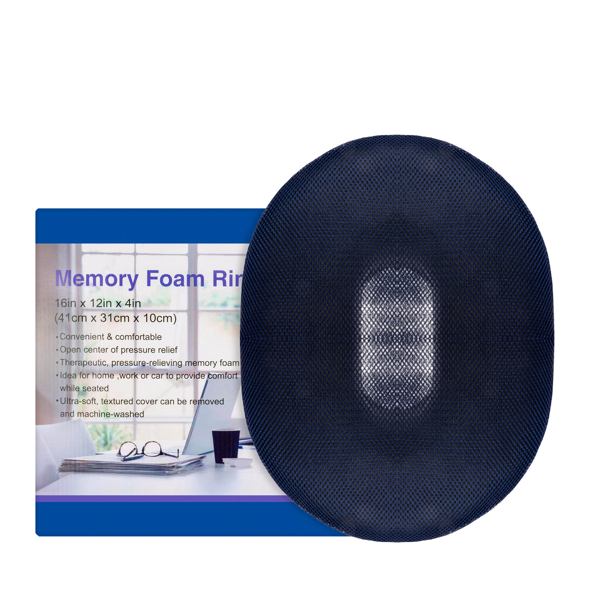 Mashreq Memory Foam Ring Cushion 16 In