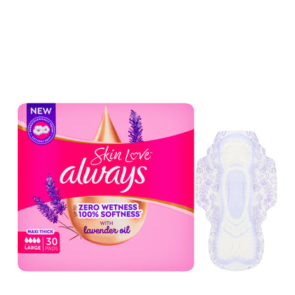 Always Cotton Soft Maxi Thick Large Wings 30 Pads