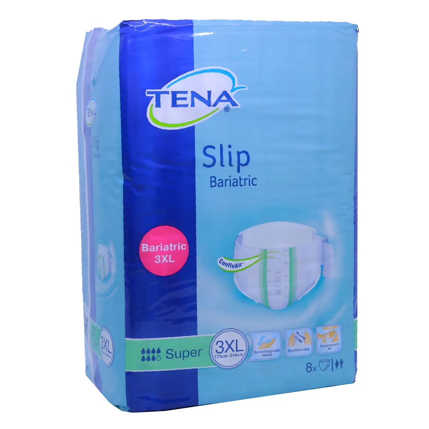 Tena Slip Bariatric Super [3X-Large] 8 Pieces