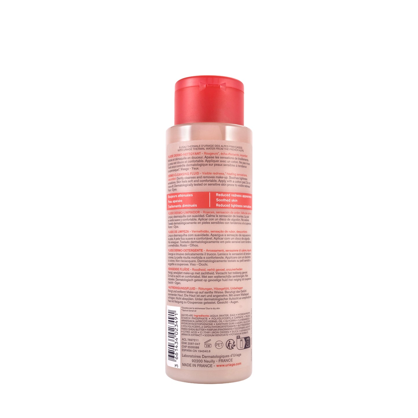 Uriage Roseliane Cleansing Fluid 250 ml