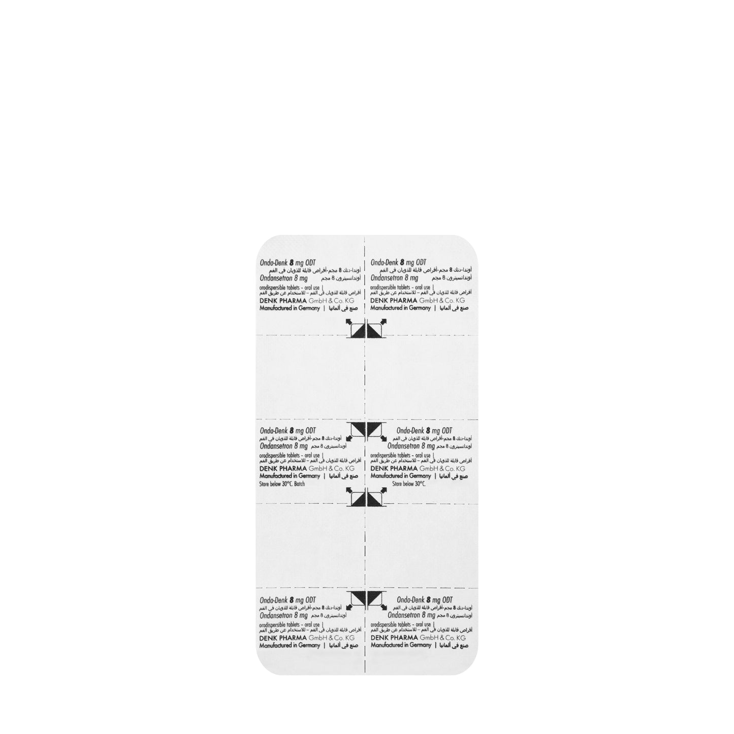 Onda-Denk 8Mg Oral Dispersible Tablet 6 Tablets
