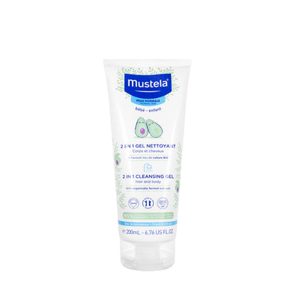 Mustela 2In1 Cleansing Gel 200 Ml