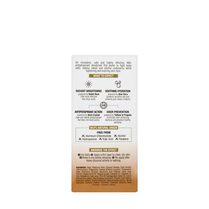 Beesline 48 Hours Natural Whitening Roll-On Deo Arabian Oud 50 Ml