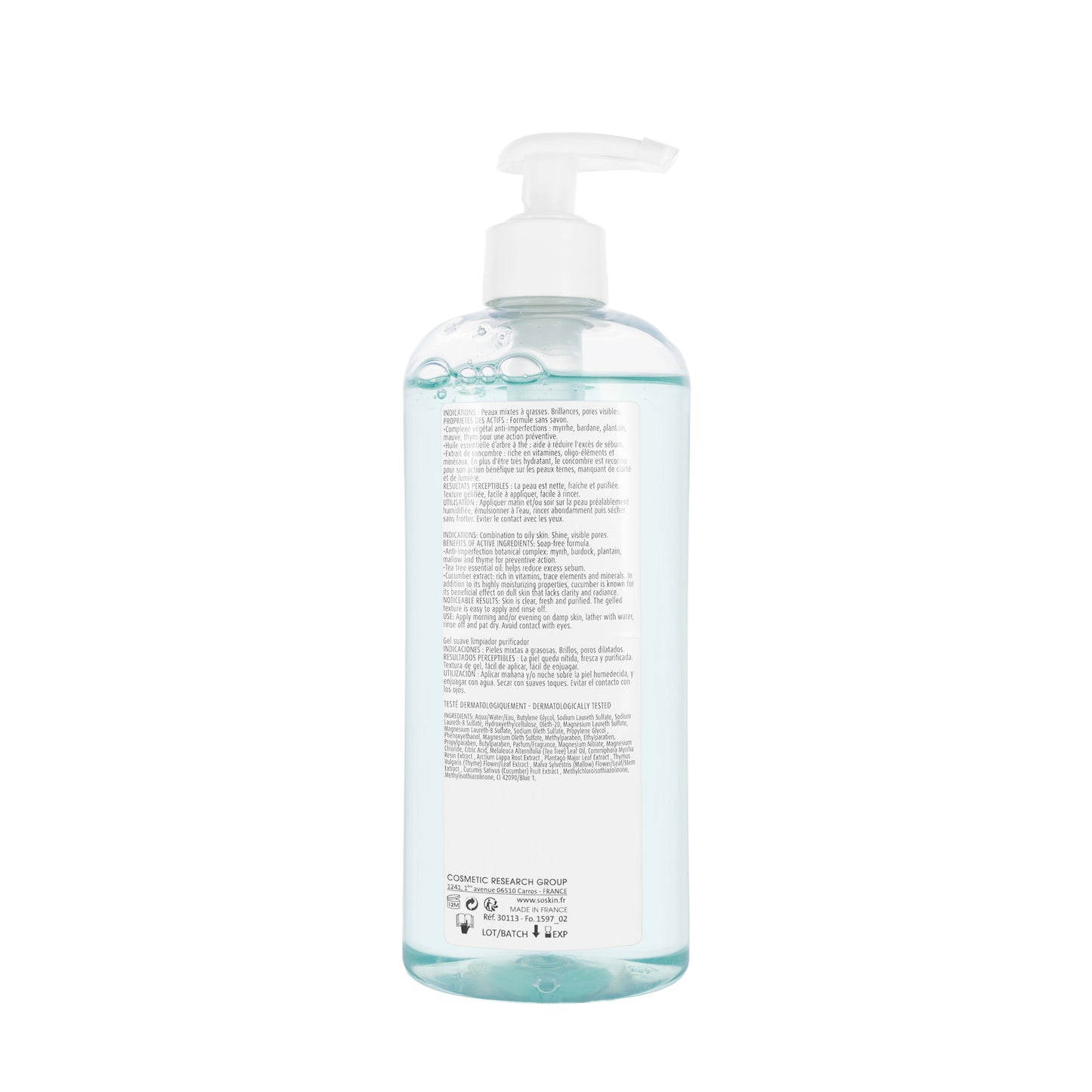 Soskin Purifying Cleansing Gel 500 ml