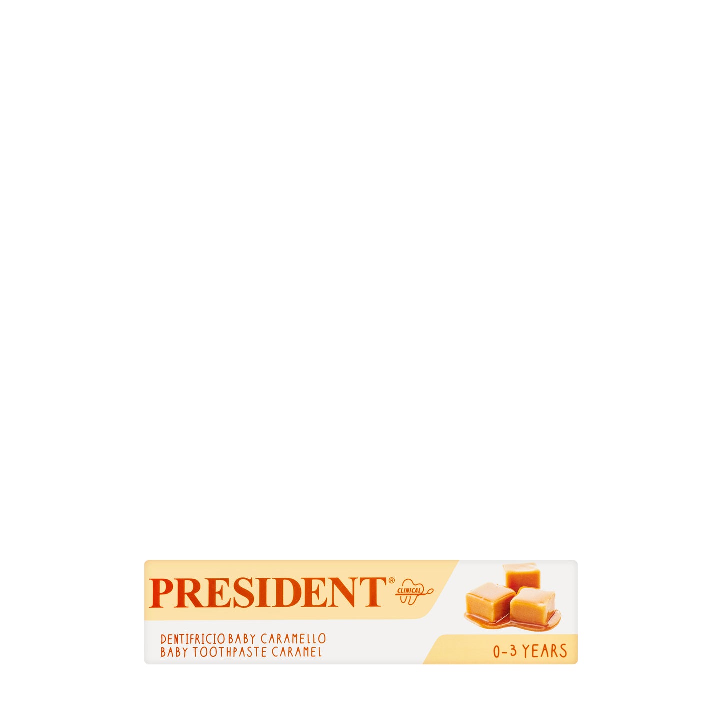 President Baby 0-3 Years Caramel Toothpaste 30ml